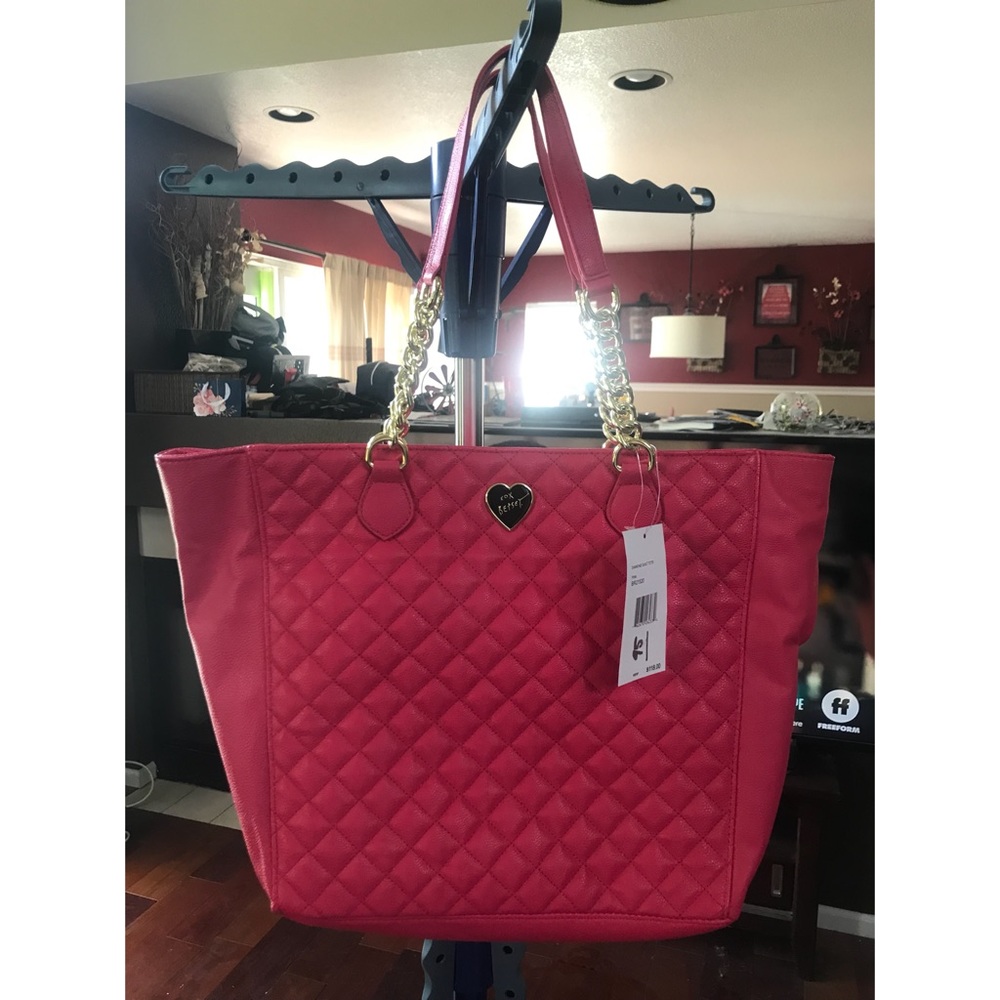 Betsey Johnson Pink Tote
